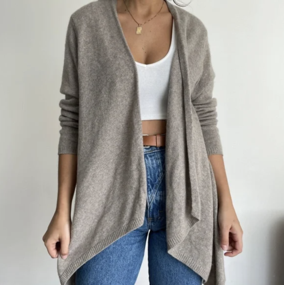 Draped Cardigans
